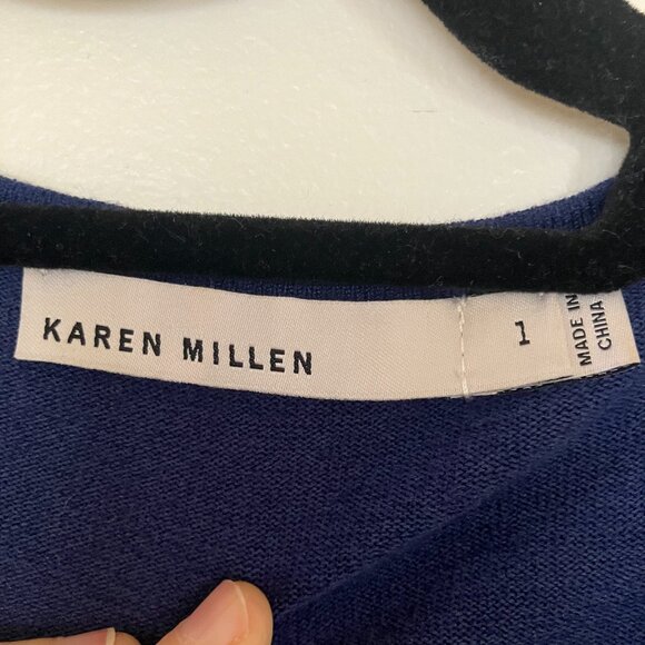 Designer Karen Millen Mini Knit Dress 1 - Picture 7 of 8